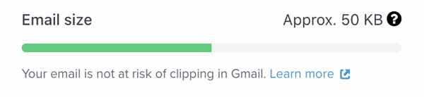Alerta de corte do Gmail na caixa de entrada