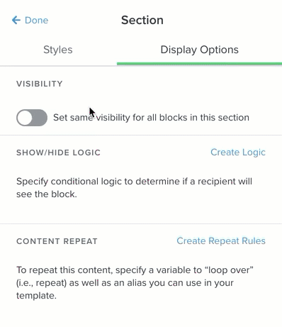 A section visible on desktop only