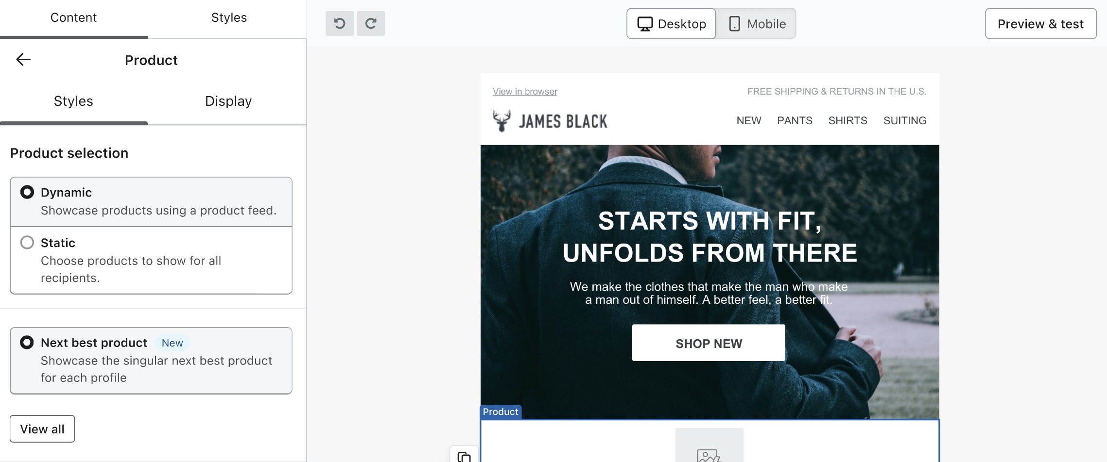 차선책 제품 블록