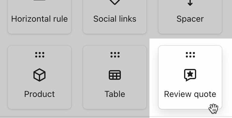 De recensie citaat blok