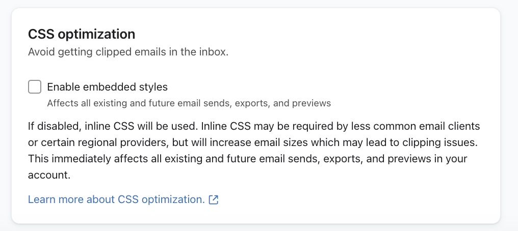 CSS optimalisatie selectievakje