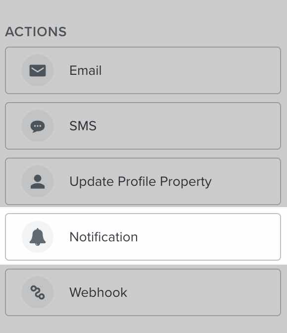 Działanie powiadomienia