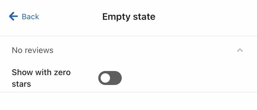 Przycisk nie pokazuj w ustawieniach widżetu