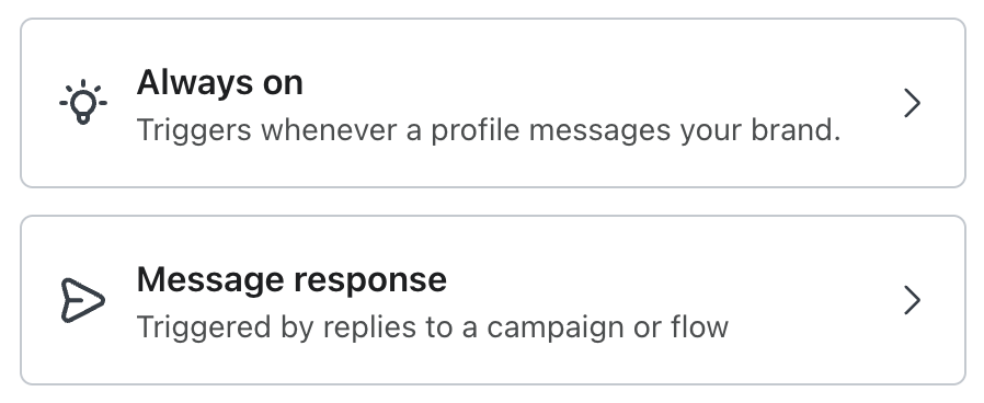 automatyzacja typów wyzwalaczy