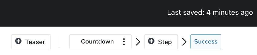 Podświetl przycisk "Krok do sukcesu" w górnej części formularza.