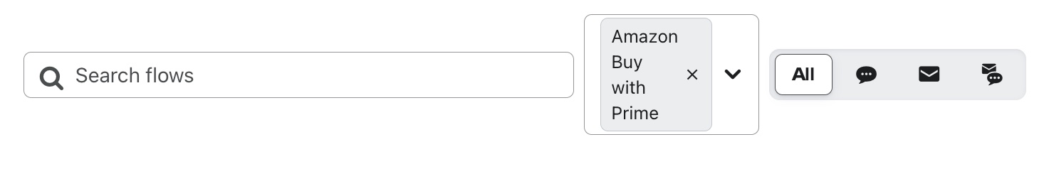 Zakładka sekwencja w Klaviyo filtrowane przez Amazon Kup z Prime