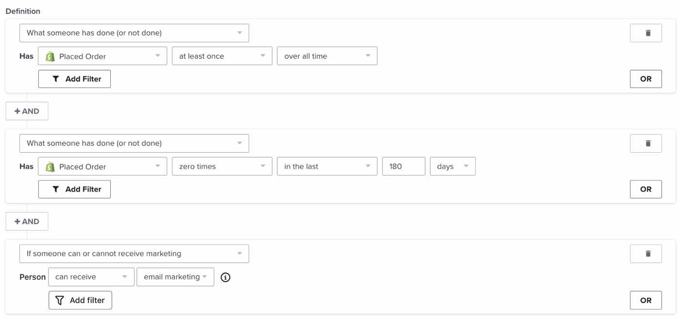 Win-back-möjligheter