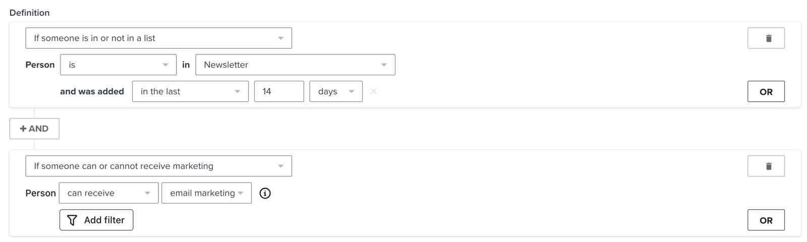 ny prenumerant segment