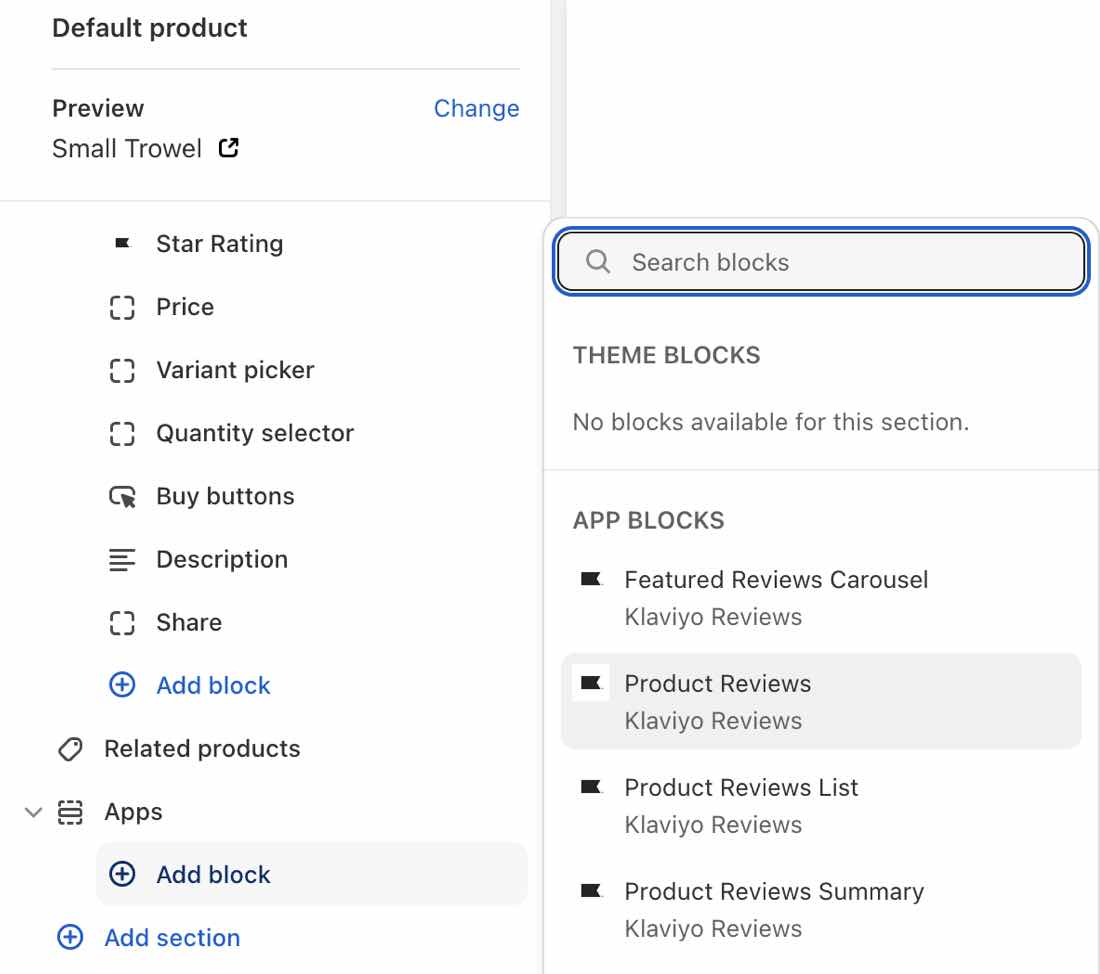 Produktrecensionswidget