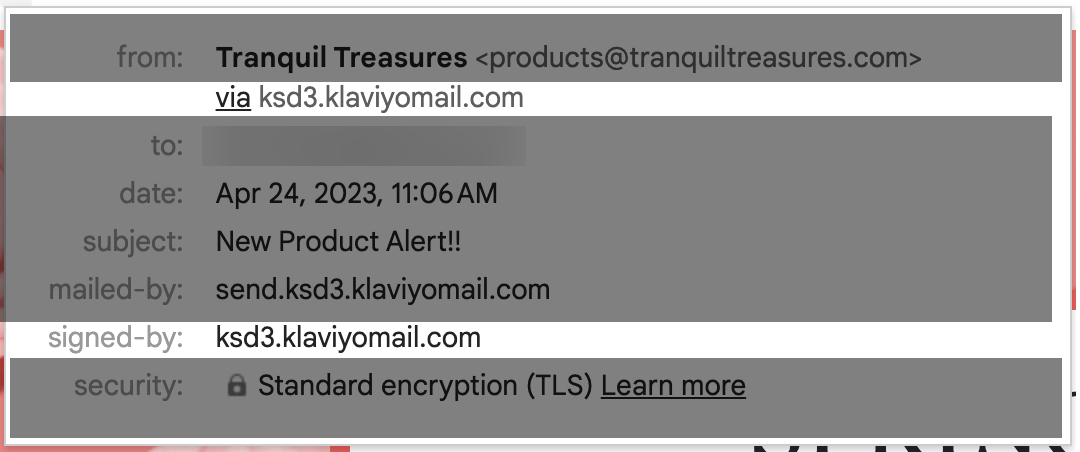 DKIM-domän visas för signed-by i meddelandedetaljer