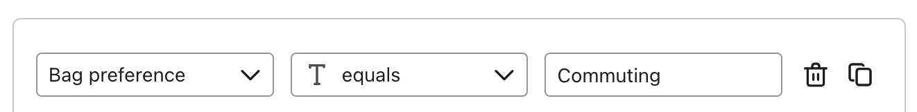 Ett villkor för dem som använder sin väska för att pendla