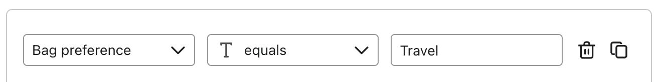 Ett villkor för dem som använder sin väska för att resa