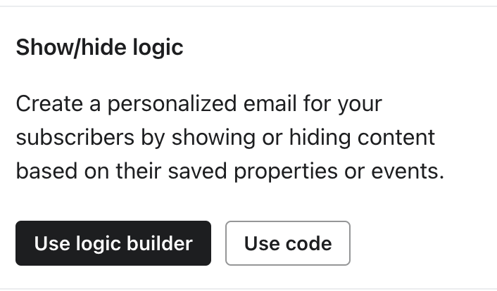 Alternativet för anpassad kod