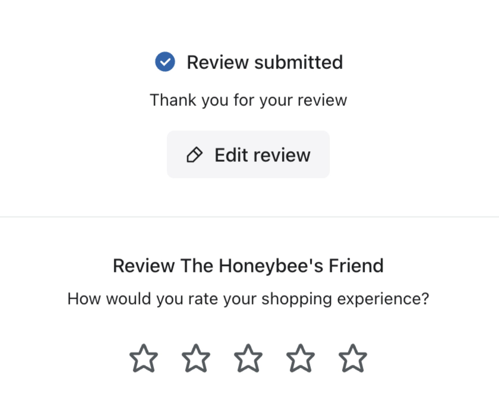 La tienda, comercio revisión rápida
