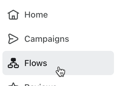 Die Schaltfläche „Flow“