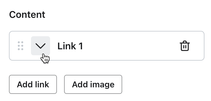 Collegamenti alla barra dell'intestazione