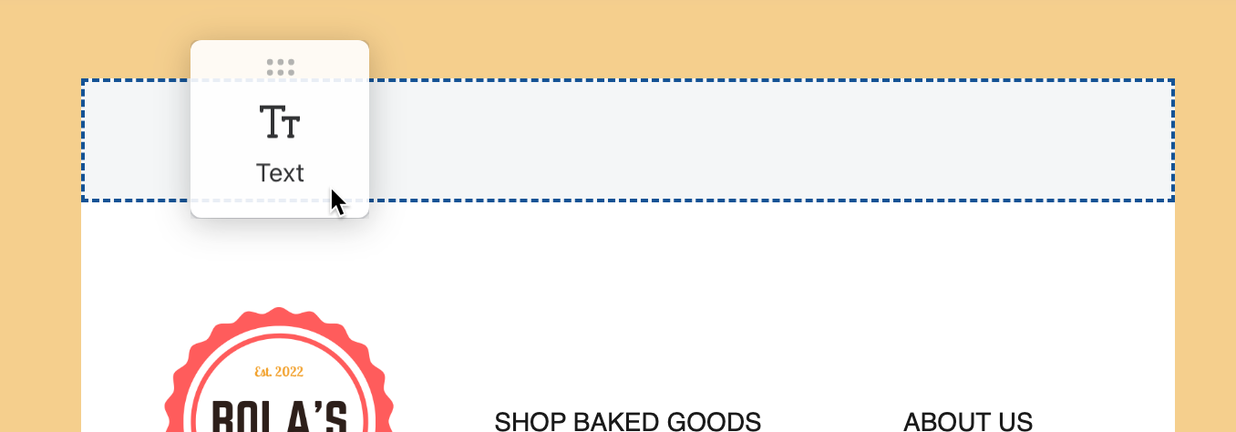 Dodaj baner tekstowy powyżej