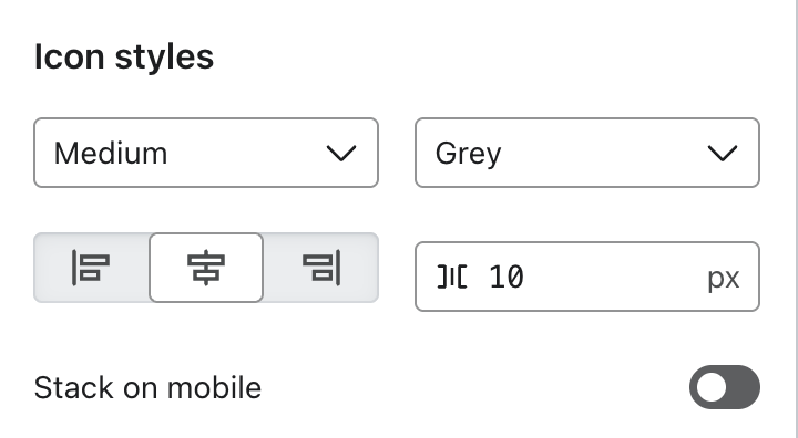 Style ikon społecznościowych