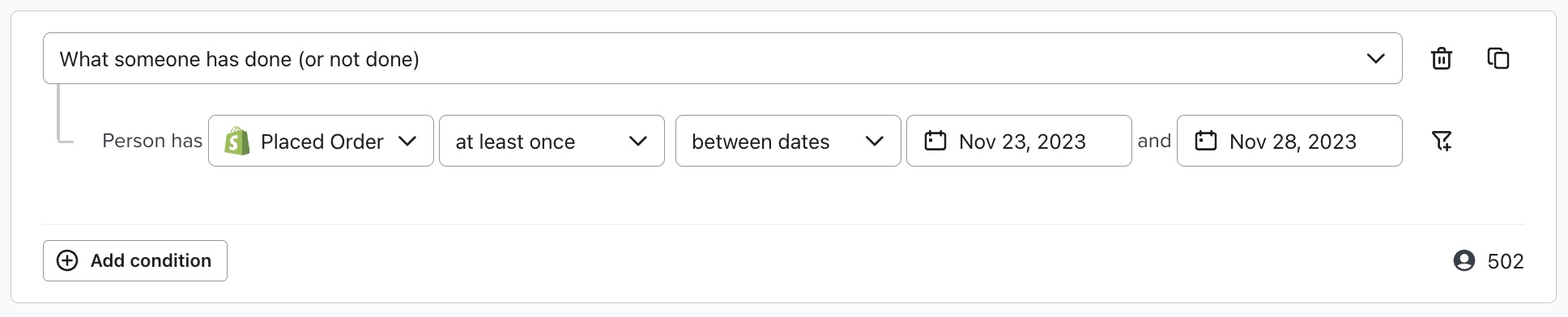 Segmento de compradores de temporada