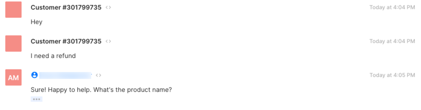 Agentens svarstyp i Gorgias