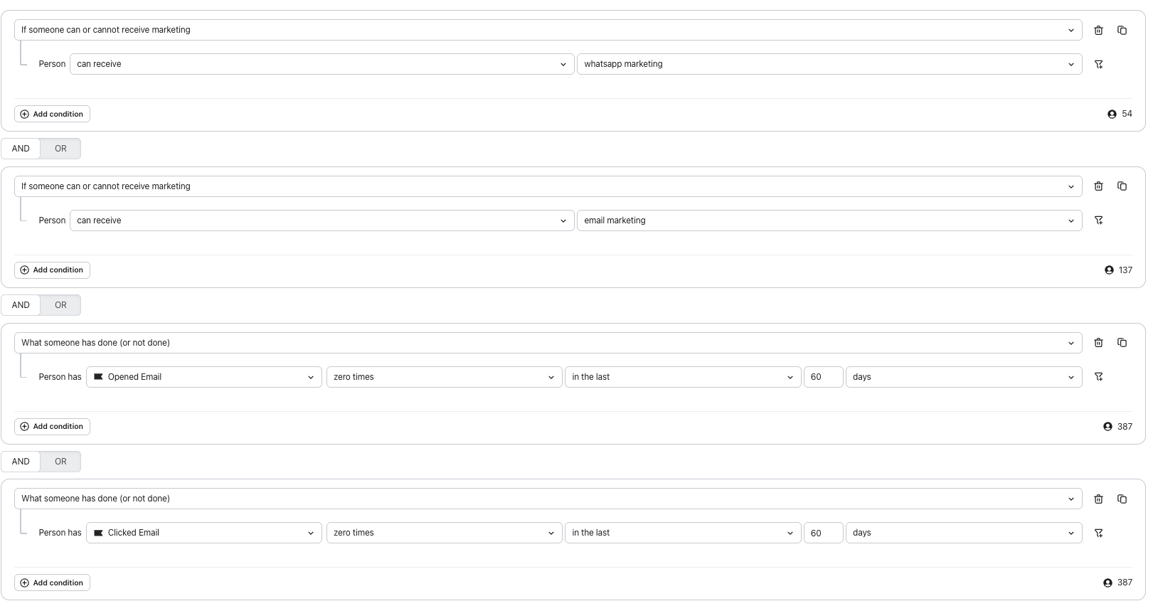 Prefers WhatsApp segment